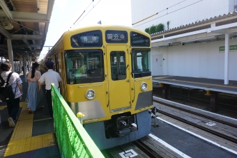 東村山駅から小川駅の乗車記録(乗りつぶし)写真