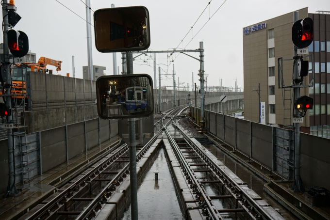 鉄道乗車記録の写真:車窓・風景(9)        「えちぜん鉄道福井駅ホームからの風景」