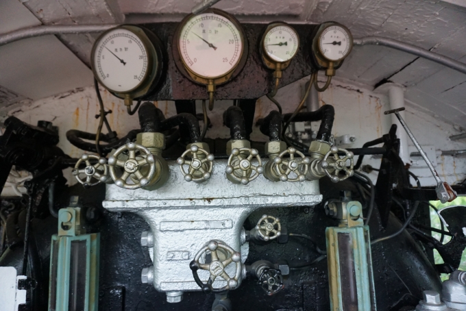 鉄道乗車記録の写真:旅の思い出(24)        「D51型822号の圧力計」