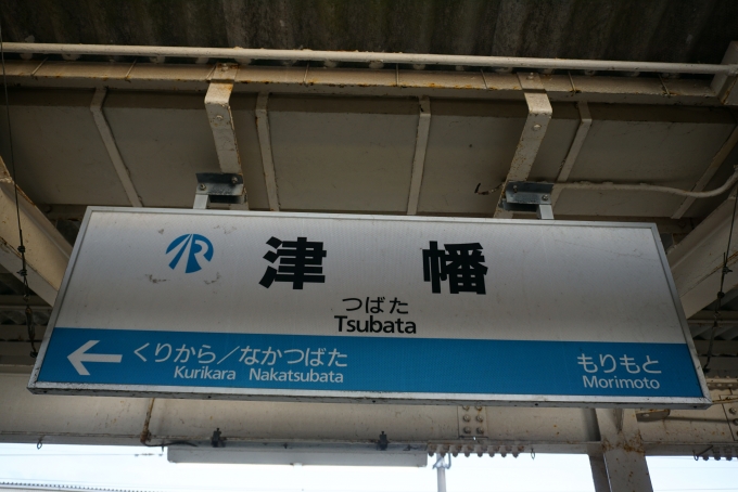 鉄道乗車記録の写真:駅名看板(12)        「IRいしかわ鉄道津幡駅」