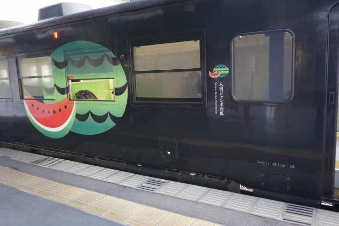 鉄道乗車記録の写真:乗車した列車(外観)(18)        「入善ジャンボ」