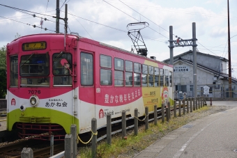 越ノ潟駅から東新湊駅の乗車記録(乗りつぶし)写真