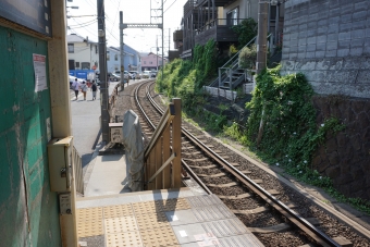 七里ヶ浜駅から江ノ島駅の乗車記録(乗りつぶし)写真