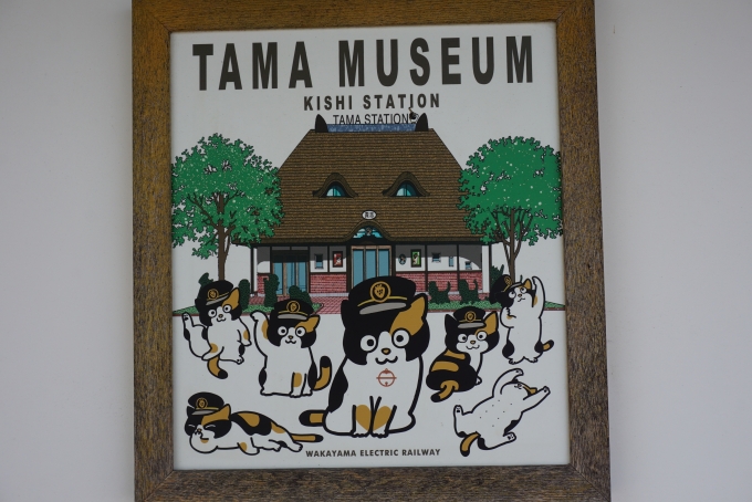 鉄道乗車記録の写真:駅舎・駅施設、様子(10)        「貴志駅構内にあるタマミュージアム」
