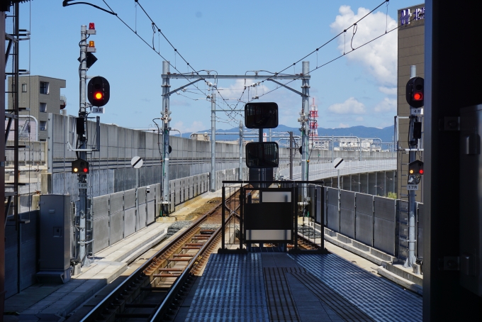 鉄道乗車記録の写真:駅舎・駅施設、様子(5)        「えちぜん鉄道福井駅ホーム」