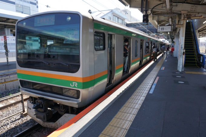 鉄道乗車記録の写真:乗車した列車(外観)(6)        「JR東日本 クハE231-8514」