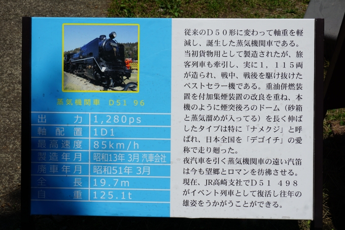 鉄道乗車記録の写真:旅の思い出(20)        「国鉄D51形蒸気機関車96詳細」