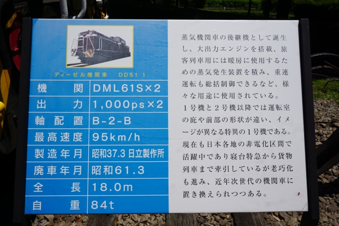 鉄道乗車記録の写真:旅の思い出(21)        「国鉄DD51形ディーゼル機関車1詳細」