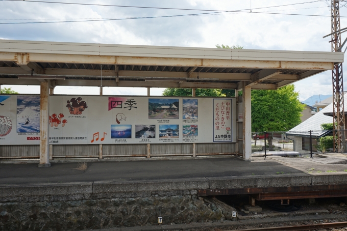 鉄道乗車記録の写真:駅舎・駅施設、様子(12)        「信州中野駅1番線として使用していたホームその2」