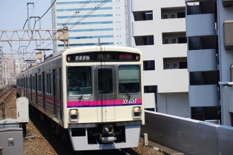笹塚駅から調布駅の乗車記録(乗りつぶし)写真