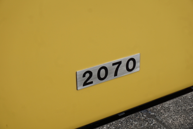 鉄道乗車記録の写真:車両銘板(5)        「西武鉄道 2070」