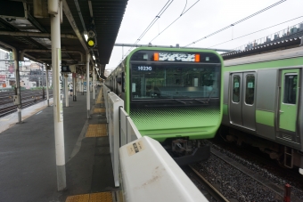 西日暮里駅から鶯谷駅の乗車記録(乗りつぶし)写真