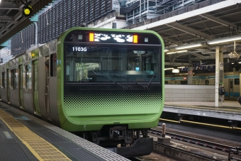 鶯谷駅から東京駅の乗車記録(乗りつぶし)写真