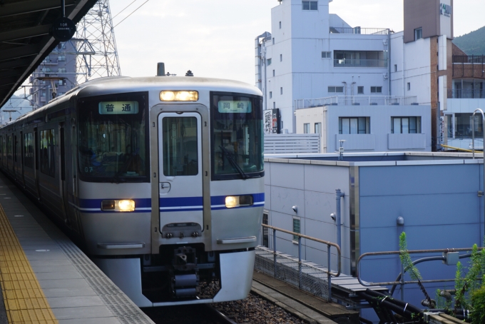 鉄道乗車記録の写真:乗車した列車(外観)(5)        「愛知環状鉄道 2207
乗車前に撮影」