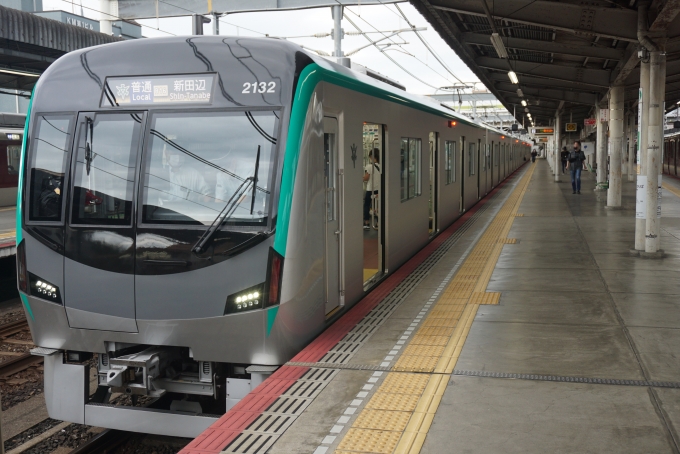 鉄道乗車記録の写真:乗車した列車(外観)(14)        「京都市交通局 2132
降車後に撮影」