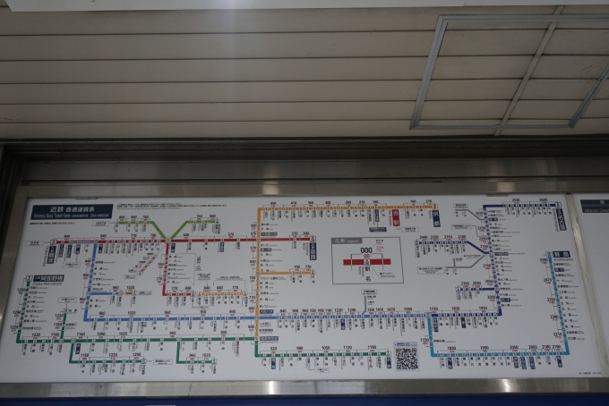 鉄道乗車記録の写真:駅舎・駅施設、様子(17)        「近鉄竹田駅きっぷ運賃」