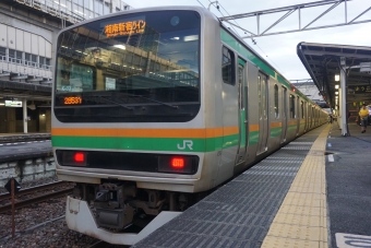 高崎駅から浦和駅の乗車記録(乗りつぶし)写真