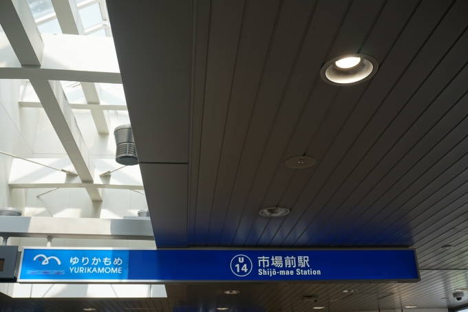 鉄道乗車記録の写真:駅舎・駅施設、様子(1)        「市場前駅」