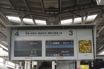 南栗橋駅から新古河駅の乗車記録(乗りつぶし)写真