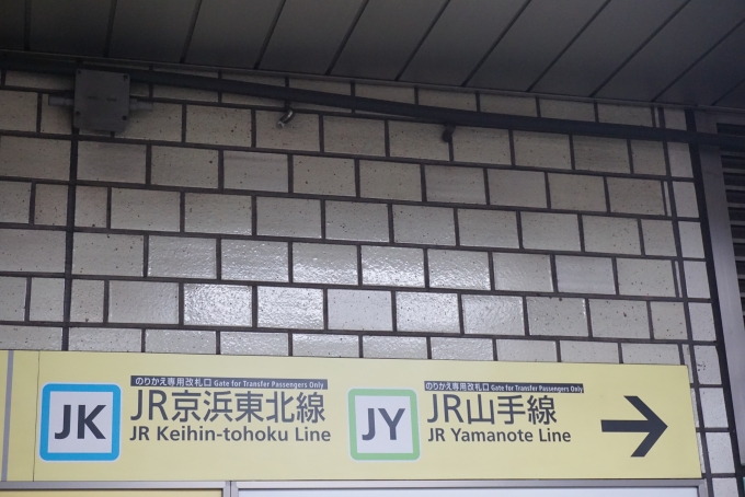 鉄道乗車記録の写真:駅舎・駅施設、様子(5)        「京浜東北線と山手線乗換」