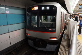 横浜駅から渋谷駅の乗車記録(乗りつぶし)写真