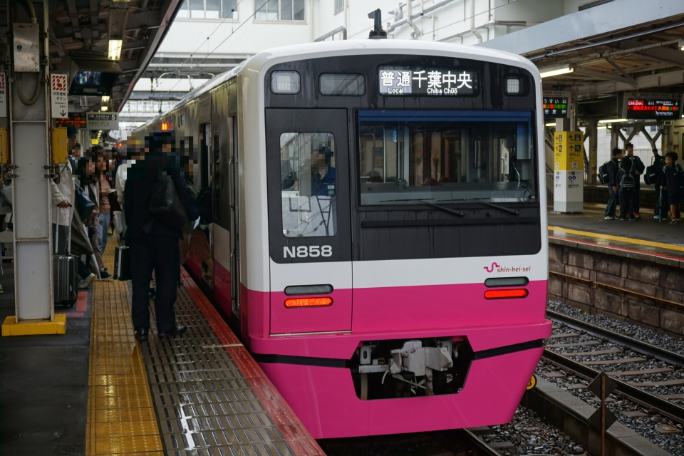 鉄レコ写真(1)乗車した列車(外観) 乗車記録(乗りつぶし)「京成津田沼駅から京成千葉駅(2019年10月19日)」 by トレインさん レイルラボ(RailLab)