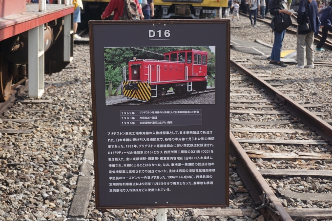 鉄道乗車記録の写真:旅の思い出(12)        「西武D15形ディーゼル機関車」