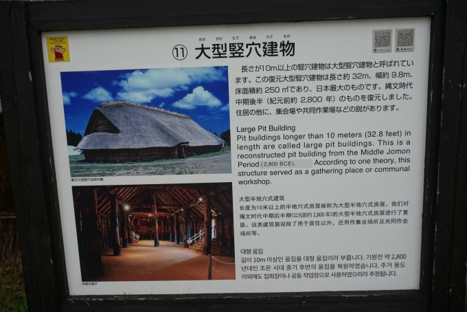 鉄道乗車記録の写真:旅の思い出(27)        「大型竪穴建物詳細」