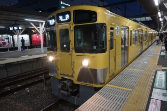 所沢駅から秋津駅の乗車記録(乗りつぶし)写真