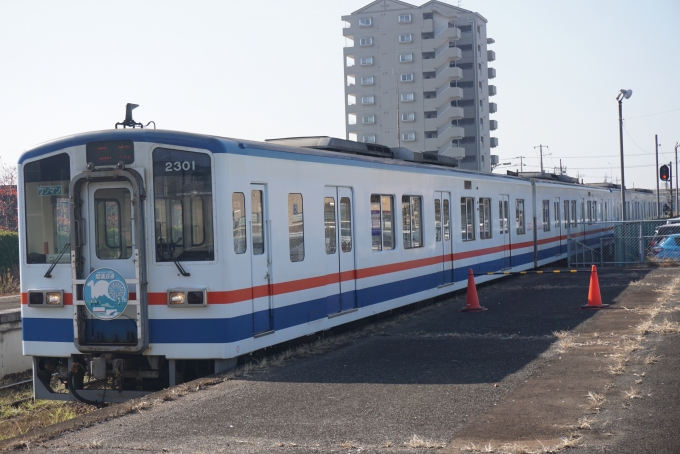 鉄道乗車記録の写真:乗車した列車(外観)(8)        「関東鉄道 2301
水海道車両基地に向かう臨時列車」