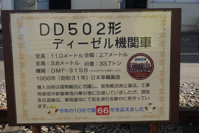 鉄道乗車記録の写真:旅の思い出(35)        「DD502形ディーゼル機関車詳細」