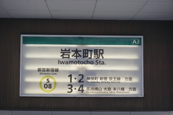 岩本町駅から南大沢駅の乗車記録(乗りつぶし)写真