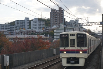 京王堀之内駅から笹塚駅の乗車記録(乗りつぶし)写真