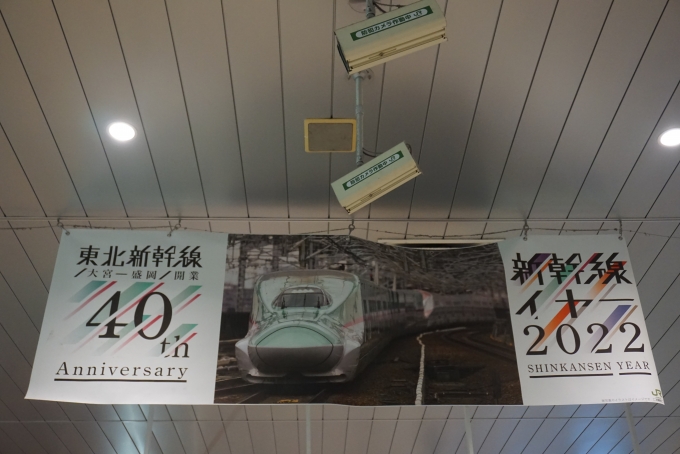 鉄道乗車記録の写真:旅の思い出(9)        「東北新幹線40周年」