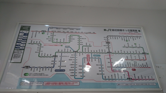 鉄道乗車記録の写真:駅舎・駅施設、様子(7)        「松島海岸駅きっぷ運賃」