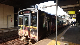 江津駅から浜田駅の乗車記録(乗りつぶし)写真