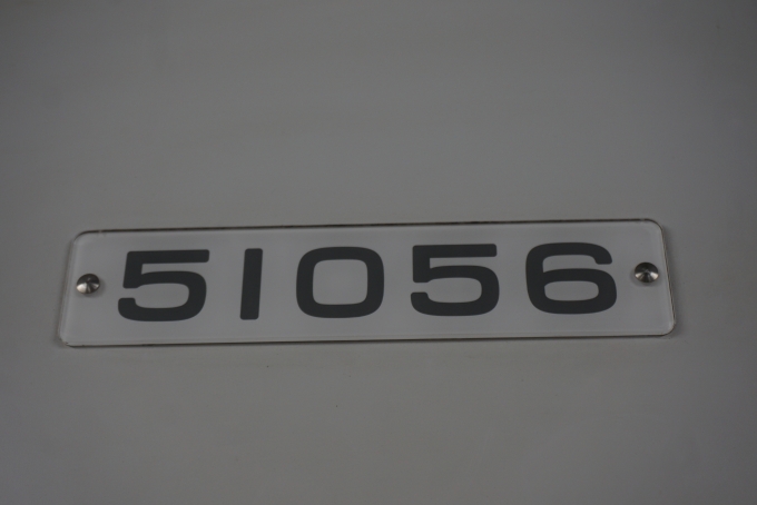 鉄道乗車記録の写真:車両銘板(2)        「東武鉄道 51056」