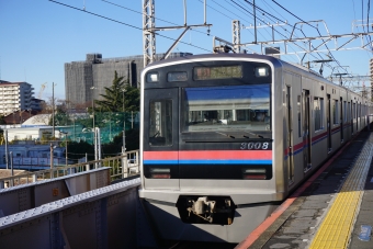 京成関屋駅から青砥駅の乗車記録(乗りつぶし)写真