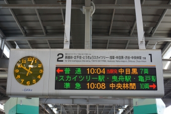 北越谷駅から九段下駅の乗車記録(乗りつぶし)写真