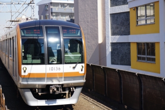 武蔵小杉駅からみなとみらい駅の乗車記録(乗りつぶし)写真