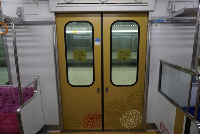 鉄道乗車記録の写真:車内設備、様子(5)        「西日本鉄道 3017水都１号車ドア」