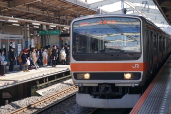 新松戸駅から南越谷駅の乗車記録(乗りつぶし)写真