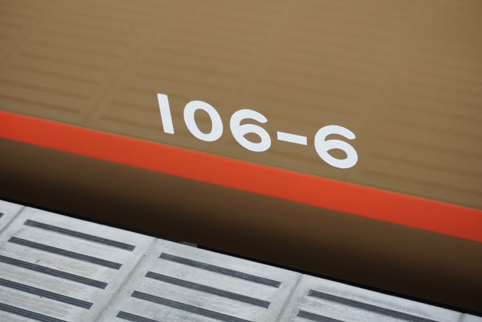 鉄道乗車記録の写真:車両銘板(3)        「東武鉄道 106-6」