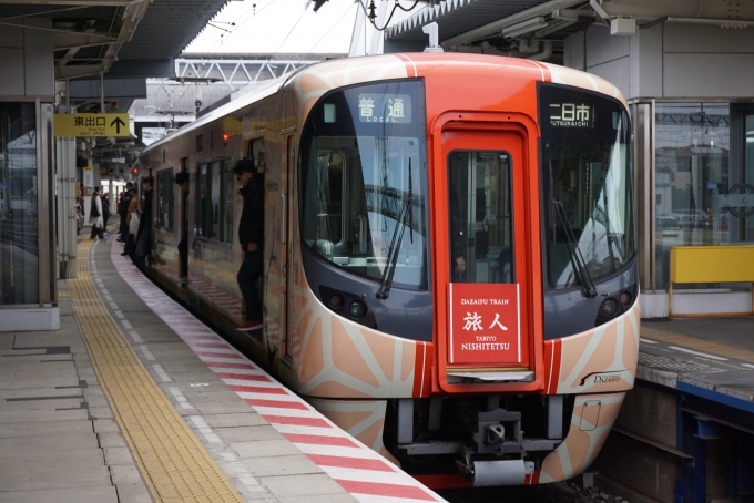 鉄道乗車記録の写真:乗車した列車(外観)(2)        「西日本鉄道 3510 」