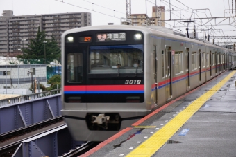 京成関屋駅から青砥駅の乗車記録(乗りつぶし)写真