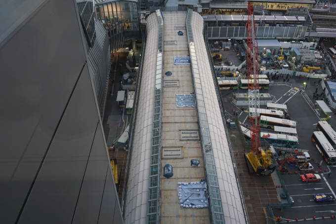 鉄道乗車記録の写真:旅の思い出(5)        「渋谷ヒカリエ11階からの眺め、下は銀座線」