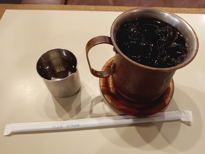 鉄道乗車記録の写真:旅の思い出(44)        「コーヒーショップアロマのアイスコーヒー」