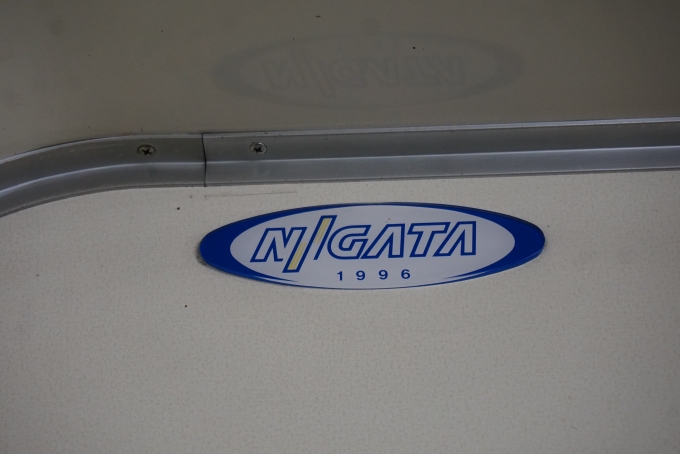鉄道乗車記録の写真:車両銘板(4)        「関東鉄道 2112
新潟1996」