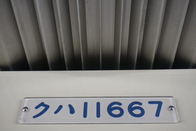 鉄道乗車記録の写真:車両銘板(2)        「東武鉄道 クハ11667」