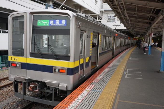 鉄道乗車記録の写真:乗車した列車(外観)(3)        「東武鉄道 21421」